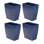 iDesign Small Rectangular Bathroom Trash Cans by iDesign