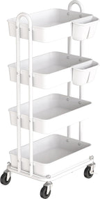 Simple Houseware 4-Tier Multifunctional Rolling Utility Cart by SimpleHouseware