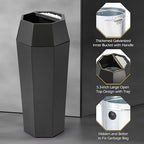 Dyna-Living Commercial Heavy-Duty Trash Cans Outdoor Garbage Can - Image 3