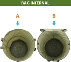 YUDI & GARDEN 29 Gallon Hard Bottom Collapsible Trash Can｜Collapsible Garden - Image 7