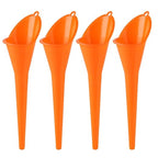 4 Pcs Plastic Long Neck Oil Funnel by MUZHUPGUZ