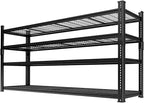 Storage Shelves Heavy Duty, 4-tier Adjustable Metal Industrial Utility Shelf - Image 7