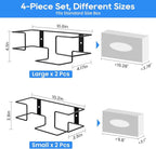 THYGIFTREE Glove Box Holder Wall Mount Dispenser, 4 Pack Metal Rack - Image 3