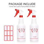 Plastic Spray Bottle 2 Pack, 32 Oz, All-Purpose Heavy Duty Spraying Bottles - Image 7