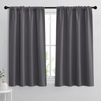 RYB HOME Blackout Curtains Thermal Insulated Panels Decor Slot Top Rod Pocket by RYBHOME