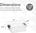 Superio Clear Storage Boxes - Image 2