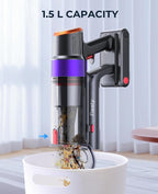 Fieety Cordless Vacuum Cleaner, 550W 45KPA Cordless Stick Vacuum Cleaner - Image 7