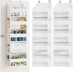 SpaceAid 2 Pack Over The Door Organizer by SpaceAid