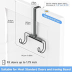 Over The Door & Wall Mount Ironing Board Hanger - Image 6