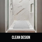 GORILLA GRIP Patented Square Shower Stall Mat, Small Bathtub Floor Mats - Image 8