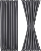 DWCN French Door Curtains – Rod Pocket Thermal Blackout Curtain - Image 7