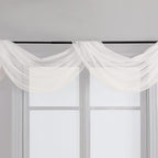Chyhomenyc Ivory Sheer Scarf Valances - Image 7