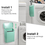 Picowe Magnetic Laundry Storage, Large Metal Lint Holder Bin - Image 4