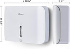 Paper Towel Dispenser Wall Mount Commercial Pack of 3 White Holder Fits - Image 3