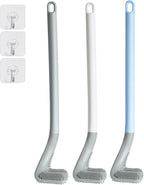 3 Pack Golf Toilet Brush, Flexible Long Handled Toilet Cleaning Brush, 360° No by Kucucyle