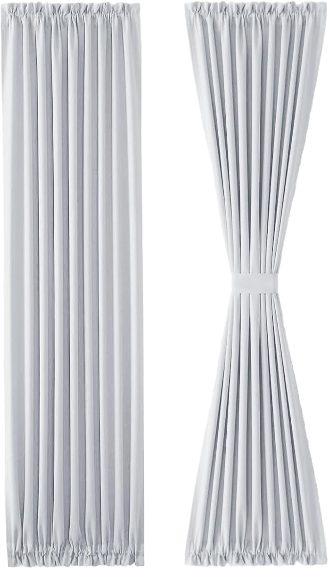 DWCN French Door Curtains – Rod Pocket Thermal Curtain - Image 8