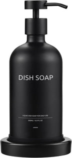 Glass Soap Dispenser Set by Janxin, Bathroom Soap Dispenser Set by Janxinmakeyouloveyourhome