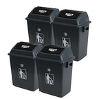 Readsky 6 Gallon Plastic Garbage Can Swing Lid, Trash Can Swing-Top, Swing by Readsky