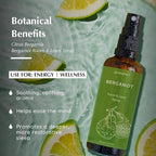 Bergamot Room, Linen & Pillow Spray by Aromafume | 100ml/3.38 fl oz | - Image 2