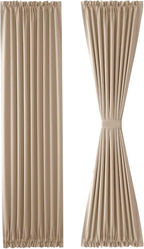 DWCN French Door Curtains – Rod Pocket Thermal Blackout Curtain - Image 7