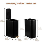 BETHEBEST Bathroom Trash Can - Image 3