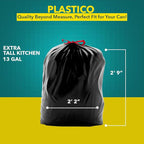 Plastico Extra Tall Kitchen Trash Bags - Image 6