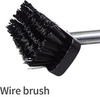 Push Broom Brush Stiff Bristles Floor Cleaning Brush Multi-Purpose Scrubber - Image 5