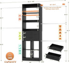 Closet System, 4-8 FT Closet Organizer Tower - Image 3