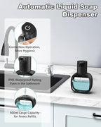 lazycozy® Automatic Soap Dispenser, Touchless Electric Soap Dispenser, - Image 3