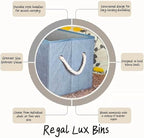 Storage Bins with Rope Handles, Large Decorative Storage Boxes - Image 3