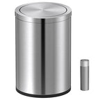 Mbillion Small Trash Can with Swing Lid 4 Gallons/15 Liter, Mini Trash Can with by Mbillion