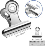 30 Pack Small Bull Clips 0.87 Inch Mini Metal Hinge Clips Binder Paper Hinge - Image 2