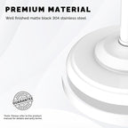 Toilet Paper Holder Stand, Post Pivoting Design & Stable Weighted Base SUS304 - Image 7