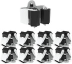 3-H Broom Hanger, Mop Holder Wall Mount 8 Pack, Broom Holder Wall Mount by 3-H
