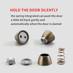 YAGU Door Stopper 1 Pack Magnetic, Zinc Alloy Brushed Bronze Door Stops Catch - Image 8