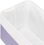 Univivi Large Fabric Storage Baskets Hard Bottom Organizer Bins - Image 6