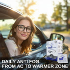 Anti Fog Wipes for Glasses, Pre-Moistened Cleaning Wipes, Lens Cleaner Wipe for - Image 2