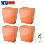 iDesign Small Rectangular Bathroom Trash Cans - Image 2