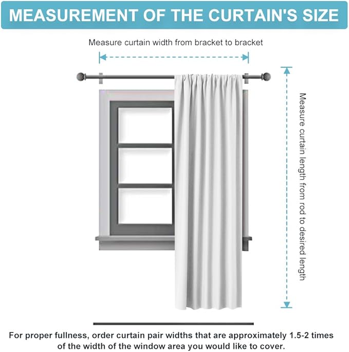 RYB HOME Blackout Curtains Pair - Image 8