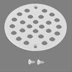 4-Inch Screw-in Shower Strainer Drain Cover Replacement Floor Strainer - Image 5