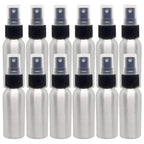 2 fl oz Aluminum Bottle with Black Spray Cap by Greenals