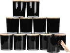 Thick Candle Jars for Making Candles 12 Pcs, 7 OZ Empty Jars by Showin