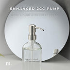 MaisoNovo Soap Dispenser 3-Piece Set | 16.9oz Clear Bottles - Image 6