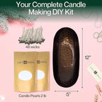 LILY LADUE Candle Refill Kit - 2Lb/32Oz Pearled Candles Sand and Wicks and - Image 2