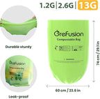 Compostable Bags, Trash bags 13+ gallon tall kitchen, Compostable Trash Lawn & - Image 3