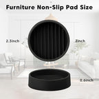 Rubber Non-Slip Furniture Pads Furniture Casters Cup Floor Protector - Image 2