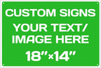 Personalized Aluminum Weatherproof Metal Signs by Repaly