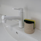 Natural Travertine Sponge Holder - Image 2