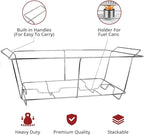 12 Pack Chafing Wire Rack Buffet Stand Chrome Frame - Image 8