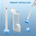 144 Count Toilet Brush Refills for Most Wands, Toliet Wand Refills-Blue - Image 6